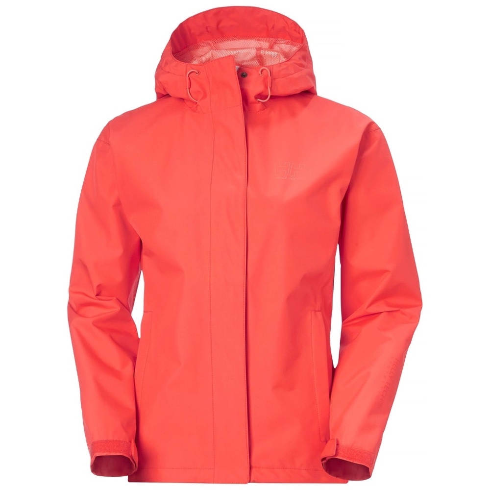 Helly Hansen Seven J Rain Jacket -Tangerine color- Size S/P - Picture 3 of 9
